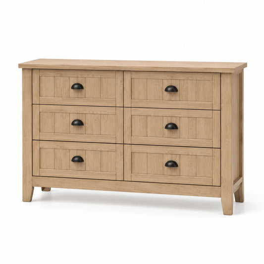 Commode en bois 6 tiroirs