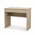 Bureau en bois avec tiroir et étagère 80x40x75 cm