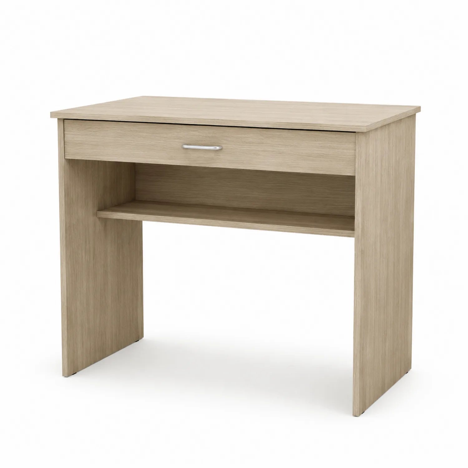 Bureau en bois avec tiroir et étagère 80x40x75 cm